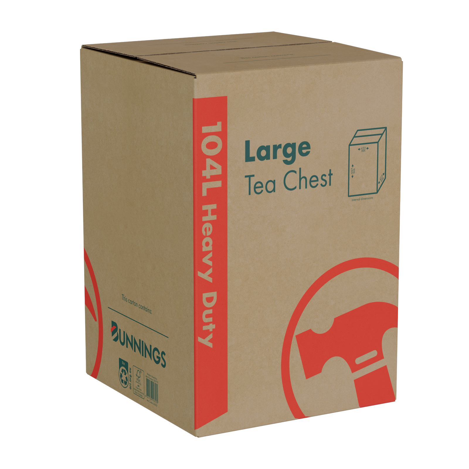 Moving Carton Heavy Duty 104L