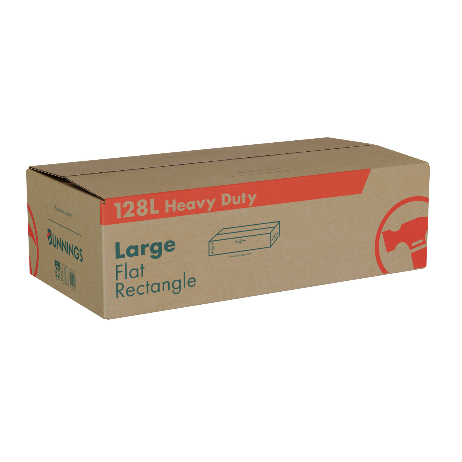 Moving Carton Heavy Duty 128L